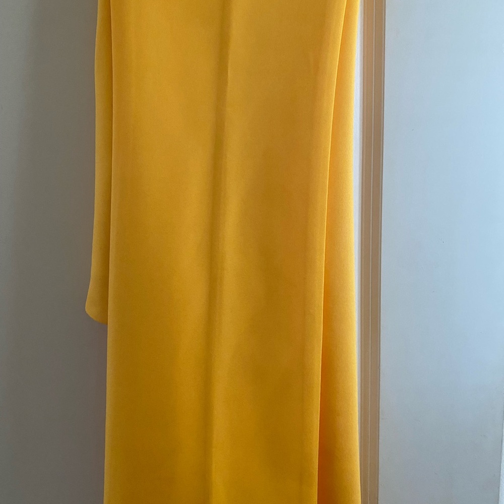 Elegant Yellow Women's Dress
